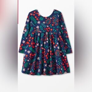 Hanna Andersson Navy Floral Dress